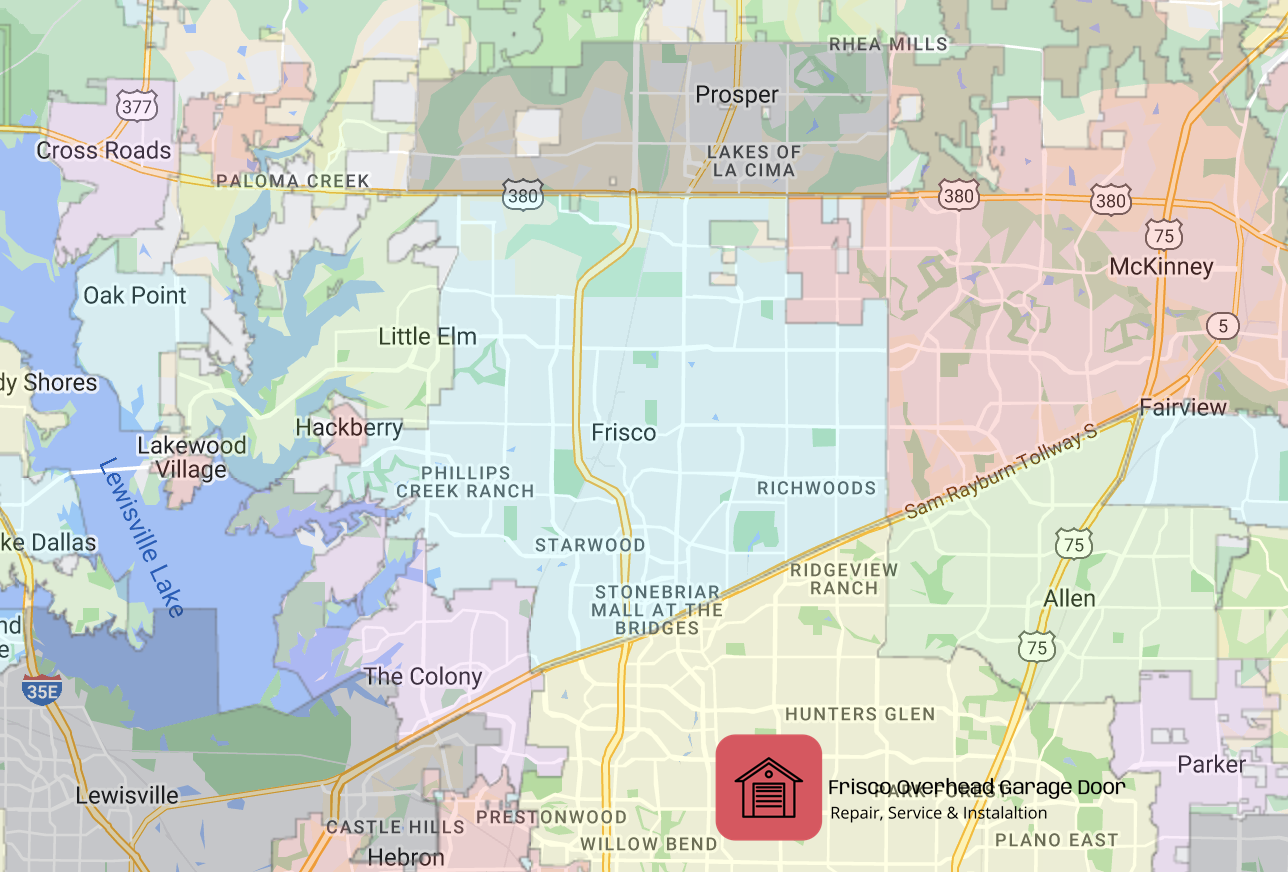 frisco-texas-map